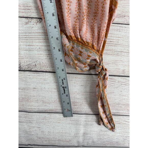 World Market Floral Lounge Pants Women's L Elastic Waist/Drawstring - Picture 9 of 11